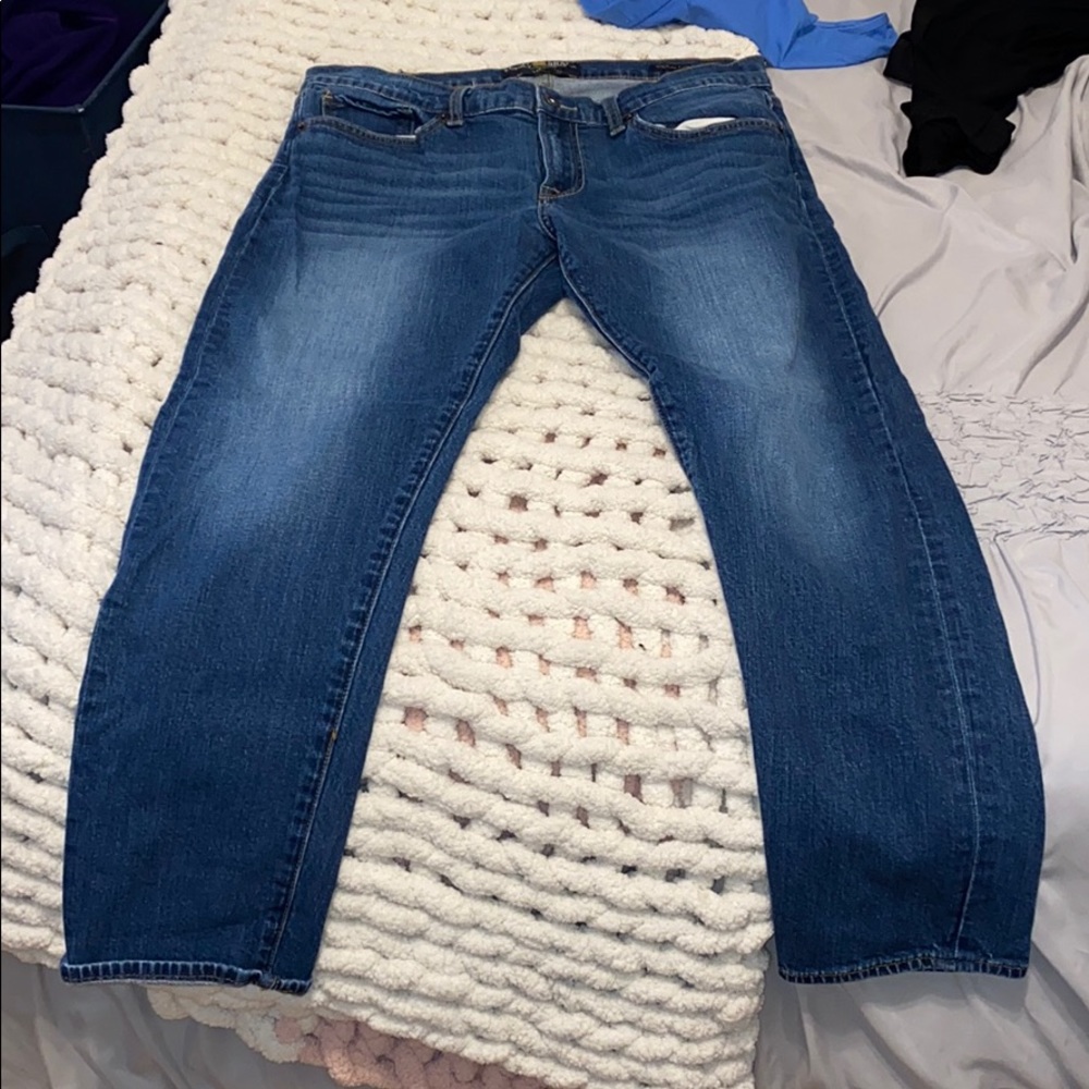 Straight leg jeans